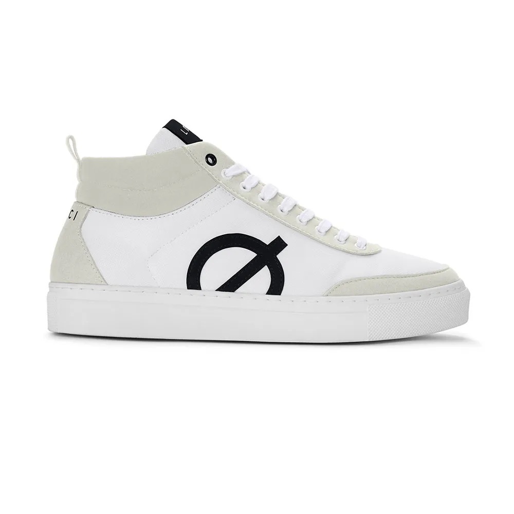 Loci Løci Ten Vegan Sneakers White/Natural/Black LC-010-008 EU 45